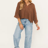 Loralei Sweater | Chestnut