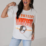 Licensed Grey 'Volunteers Tennessee' Vintage Tee | Queen Of Sparkles