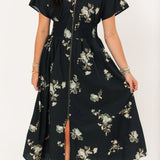 Sapphire Garden Dress | Black