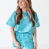 Lets Get Away Shorts | Teal