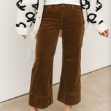 Corduroy Wide Leg Jeans | Teddy Bear