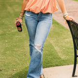 Neyland Mid Rise-Flare Jeans