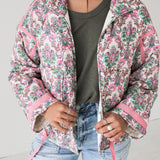 Happy Blooms Quilted Floral Jacket