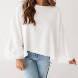 Trish Sweatshirt | White