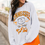 TN Vols Patches Thrifted Sweatshirt
