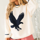Wild & Free Eagle Pullover Sweater