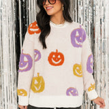 Multi Jack-O-Lantern Sweater