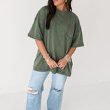 Take Me Home Loose Top | Juniper Green