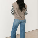 Piper Cardi Vest | Mocha