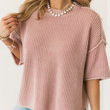 Short Sleeve Sweater | Rosie