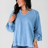 Give It Away Top | Blue