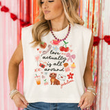 Love Actually Is All Around Muscle Tank