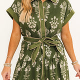 Garden Wonders Maxi Dress | Olive