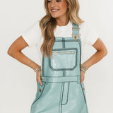 White Full Sequin Overall Tee Dress | Queen Of Sparkles