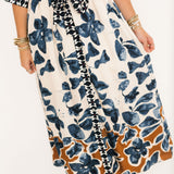 Southern Grace Midi Dress | Slate Blue