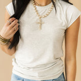 Alaiya Tee | Heather Gray