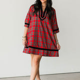 Merry Moments Mini Dress | Red