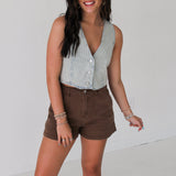 Top Notch Shorts | Brown