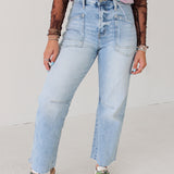 Morgan High Rise Barrel Jeans | Heroine