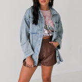 Cover Me Up Shorts | Brown