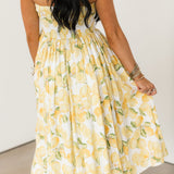 Lemon Daydream Midi Dress