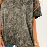 Little Star Applique Tee | Meteorite
