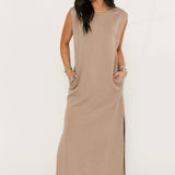 No Doubt Maxi Dress | Taupe