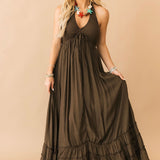 Salty Espresso Maxi Dress