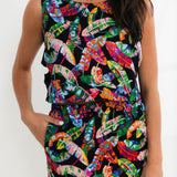 Black Rainbow Feather Tank | Queen Of Sparkles