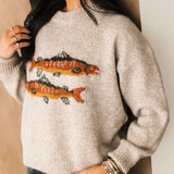 Gone Fishin' Sweater | Oatmeal