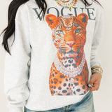 Vogue Tiger Crewneck