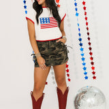 Stars & Stripes Sweater Top