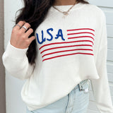 USA Flag Sweater