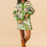 Green Camo Ducks Flying Knit Skirt | Queen Of Sparkles