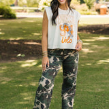 Smokey Mid-Rise Jeans | Camo