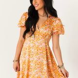 Sunset Garden Mini Dress