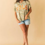 Licensed Tennessee Camo Tee | Queen Of Sparkles