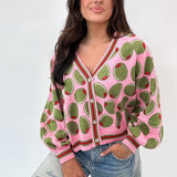 Pink Olive Cardigan