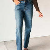Sienna High Rise Straight Leg Jeans | Wise