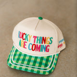 Lucky Things Are Coming Trucker Hat