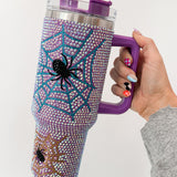 Lavender Spider Web Tumbler | Queen Of Sparkles