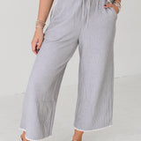 Ember Stitched Pants | Grey