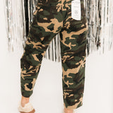 Combat Cuties Barrel Jeans | Camo