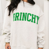 Reversible Mock Neck Pullover | Grinchy Merry