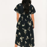 Sapphire Garden Dress | Black