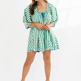 Bop Around Romper | Green Combo