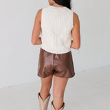 Cover Me Up Shorts | Brown