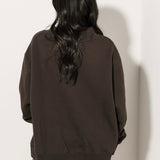 Legacy Mock Neck Sweatshirt | Oxford Brown