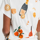 White Mimosa Icon Tee | Queen Of Sparkles