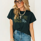 Roll The Dice Reverse Girlfriend Tee | Vintage Black